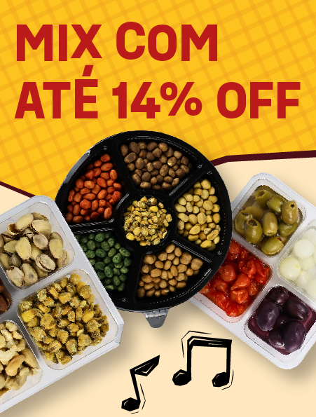 Mix com até 14% OFF
